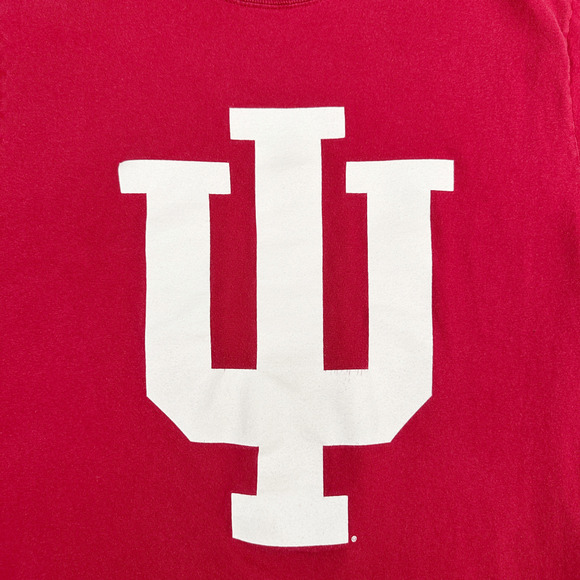 Vintage Indiana Hoosiers Shirt Adult MEDIUM Red University Champion NCAA Y2K - Picture 2 of 6